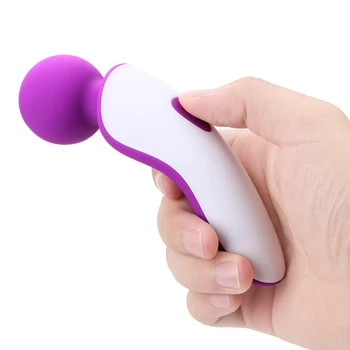 IKOKY Mini Vibratorius Silikono Klitorį Stimuliuoja Magija AV Lazdelė Sekso Žaislai Moterų Masturbacija 9 Greičio Vibracija Massager Stick