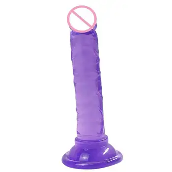 Jiuai praktiškas Siurbimo Puodelis Želė Didžiulis Dildo Analinio Sekso Žaislus Moteris Kelis Dydis Butt Plug Masturbacija Produktus