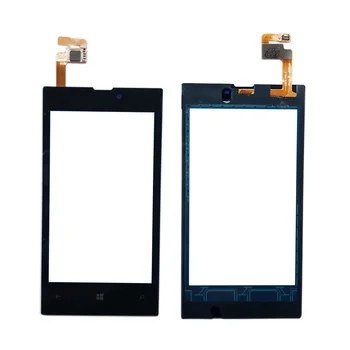 Jutiklinis Ekranas Stiklas Nokia Lumia 520 525 N520 N525 Touch Panel Ekrano Jutiklis skaitmeninis keitiklis Išorinės Stiklo Objektyvas Įrankiai, 3M Klijai