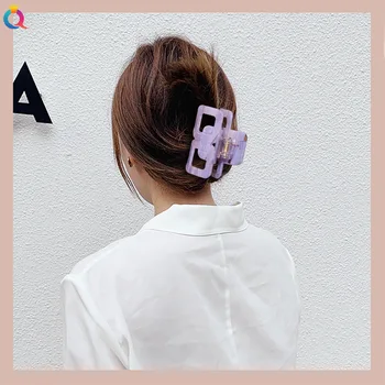 Korėjos Kieti Plaukai, Nagai Elegantiškas skaidraus Akrilo Plaukų Clips plaukų segtukai Žiburių Skrybėlės Moterims 2021 Merginos Plaukų Aksesuarai Dovanos