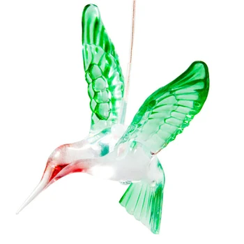 LED Spalvinga Saulės energija, Vėjo Varpelių Kristalų Hummingbird Drugelis Vandeniui Lauko Windchime Saulės Šviesos Sodas Dropship