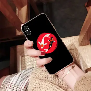 MaiYaCa Kinijos Koi Žuvys, Telefono dėklas skirtas iPhone 11 12 pro XS MAX 8 7 6 6S Plus X 5S SE 2020 XR dangtis