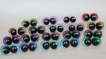 MASCKASEM pritaikymas 5pairs/daug 25mm naujų Animacinių filmų 3D blizgučiai žaislas akis funnny lėlės akys Su poveržle 19colors parinktis