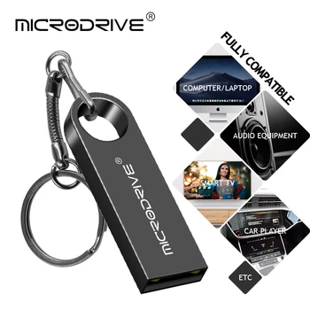 Metalo USB Flash Drive 64gb Pen Drive 16GB 8GB, USB 2.0 Flash Memory Stick Pendrive 32gb 128gb vandeniui Pen Drive usb diską