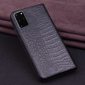 Natūralios odos magnetinė sklendė, piniginės, telefono dėklas kortelės lizdas Samsung Galaxy S21 Plius/Galaxy S21 Ultra/Galaxy S21 telefono krepšys