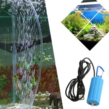 Naujai Akvariumas Deguonies Siurblio Išjungimo Mini Nešiojamą USB Energey Taupymo Oro Siurblys Žuvų Bakas MK