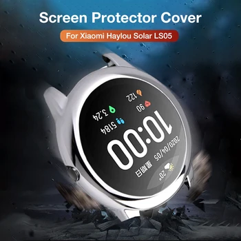 Naujas Scratchproof Plonas PC Dengimo Atveju Screen Protector Dengiamasis Rėmas Atveju Xiaomi Haylou Saulės LS05 Smart Žiūrėti atsparus smūgiams Karšto