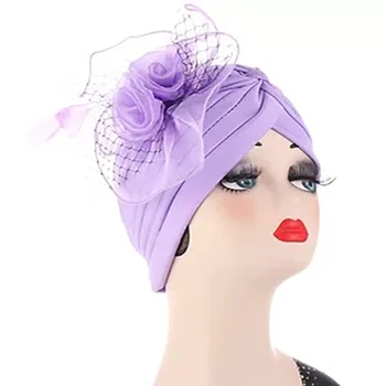 Naujausias Elegantiškas Turbaną Skrybėlės Moterims Bžūp Zawalcowany Indijoje Kepurės Šalikai, Šaliai, Kaklaskarės Galvos Wrap Lankelis Mergina, Plaukų Aksesuarų, Lady Ca-69