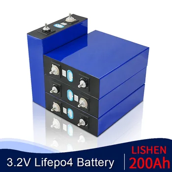 Naujos Lifepo4 3.2 v įkrovimo baterija (akumuliatorius 200ah 3.2 v 12V 200ah baterija Tinka Saulės Energijos ilgą gyvenimą 3500 Ciklų es ir jav TAX FREE