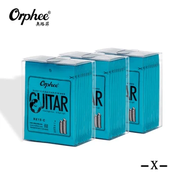 Orphee RX15-C Spalva Elektrinės Gitaros Stygos Vario Lydinio Žaizdos 1-oji-6-oji (.009-.042) 6pcs