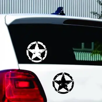 Penkiakampė Žvaigždė, Automobilių Lipdukas Auto Optikos Decal asmens statusą Džipas Priedai Vandeniui Vinilo Star Grafinis Motociklų Lipdukas