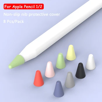 Pieštuko Galiuko Dangtelį Apple iPencil 1, 2 Kartos Išjungti Silikono Plunksnų Atveju Pieštuku Padengti Odos Screen Protector, Skirta 