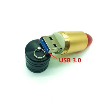 Populiarus Dovana Mergaitėms, USB 3.0 flash Rožinė/Raudona Metalo lūpų 128G 4GB 64GB 8GB 16GB 32GB Flash Pen Ratai Diską, USB Atmintinę Lazdos