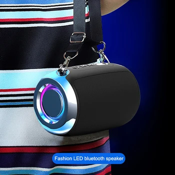 Portable Bluetooth Speaker TWS Belaidžio Bosinė Kolonėlė Vandeniui Lauko Garsiakalbio Paramos AUX TF USB žemų dažnių garsiakalbis Stereo Garsiakalbis