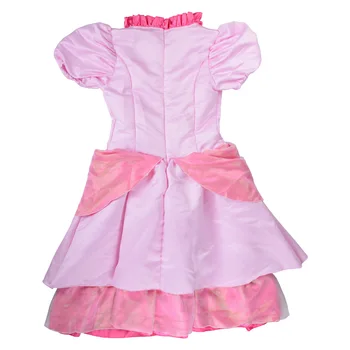 Princess Peach/ Klasikinis Žaidimas Kostiumas Vaikams Mergaitėms Karnavalas Cosplay Šalis Suknelė