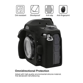 PULUZ DSLR Fotoaparatas Atveju, už Nikon D780 Z6 Z7 Kamera Minkšti Silikoniniai Apsauginiai Padengti