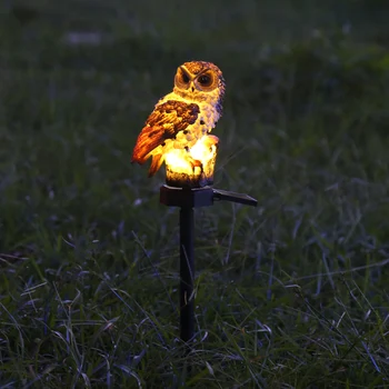 Saulės Dekoratyvinė Lempa LED Pelėda Papūga Energijos Taupymo Nešiojamų Aspektas-Nemokamai Kiemas, Kieme Kraštovaizdžio Šviesos Vandeniui Vejos