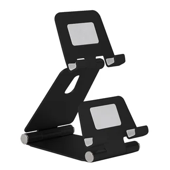 Tablet Stand Paramos Kelionių Mobiliojo Telefono Sulankstomas Anti Slip Darbalaukio Aliuminio Lydinio Multi Kampas Universalus Mount Dvejopo Naudojimo
