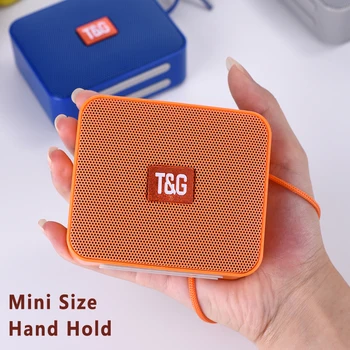 T&G TG166 Mini Garsiakalbis Portable Bluetooth Garsiakalbiai Mažas Belaidžio Lengvas Lauko žemų dažnių Garsiakalbis Paramos FM TF Kortelė