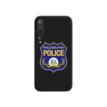 Top 10 JAV miestų policijos ženklelį logotipas Telefoną Atveju Xiaomi Mi-10 Pastaba Lite Mi 9T Pro xiaomi 10 CC9 9SE