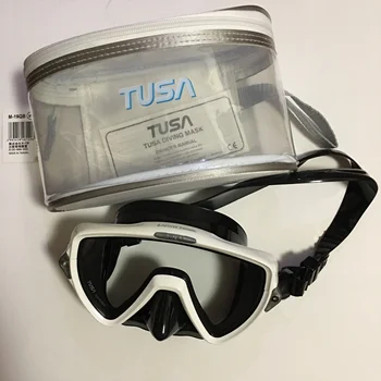 TUSA M19 Nardymo Kaukė Žemo Profilio Minkšto Silikono Sijonas Nardymas Fridaivingu Snorkeling Tech Nardymo Įranga