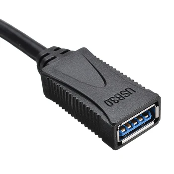USB 3.0 Išplėtimo Kabelio Tipas Vyrų ir Moterų Adapteris Extender 