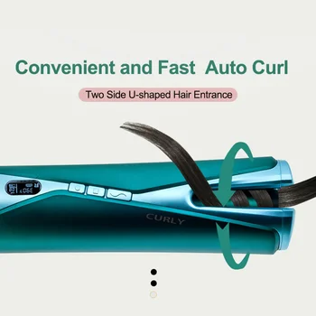 USB Bevielis Automatinė Hair Curler Magic Anti Plikymo Garbanoti Banga Volai Spiralės Elektrinės Keraminės Kaitinimo Plaukų Formavimo Priemonė