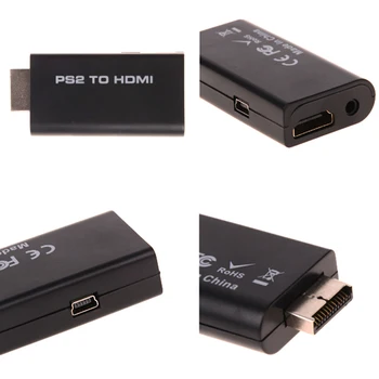 Už PS2 HDMI 480i/480p/576i Ypbpr USB 5V Audio Video Converter Adapteris, 3,5 mm Garso Išvesties Remti Visus PS 2 Rodymo Režimai