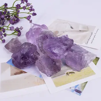 Violetinė Natūralus Akmuo Kristalas Reiki Gydymo Akmuo Kvarcas Rupi Mineralinių Pavyzdys Rose Kristalų Netaisyklingos Formos Grubus Roko Namuose Gruodis