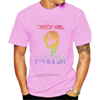 Vyrų Marškinėliai aš tikiu, Kad Crazy Mergina, Kurie Myli Jėzų Daug Moterų, t-shirt