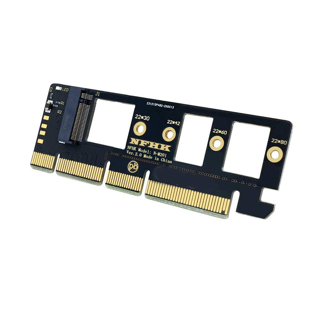 M. 2 NVME SSD Į PCIE 3.0 X 4 X 8 X 16 Adapterio plokštę Standžiojo Disko Išplėtimo Konverteris Kortelę 2230/2242/2260/2280 SSD 5