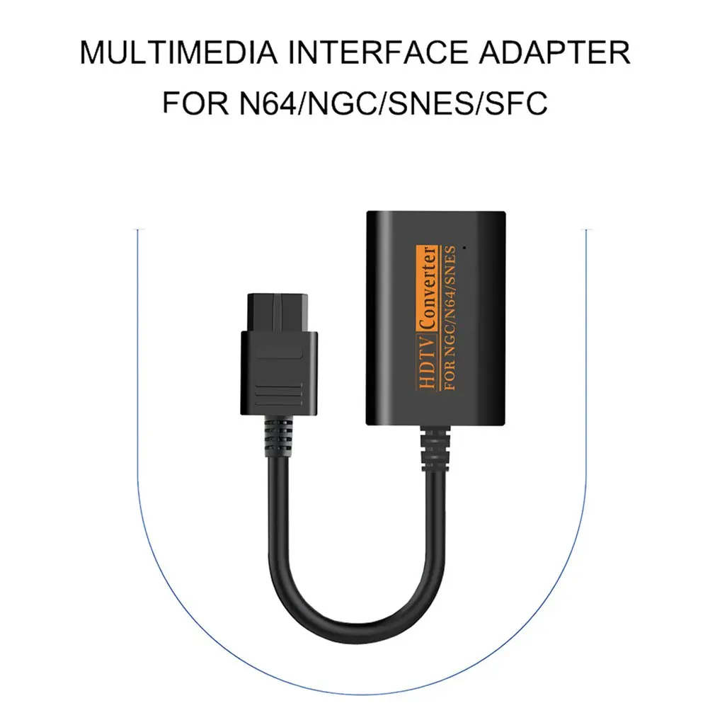 1080P-HDMI suderinamus Adapteris Konverteris HD Kabelis Skirtas Nintendo 64/SNES/NGC Gamecube Konsolė su HDMI suderinamų Signalo Išvesties Adapteris 1