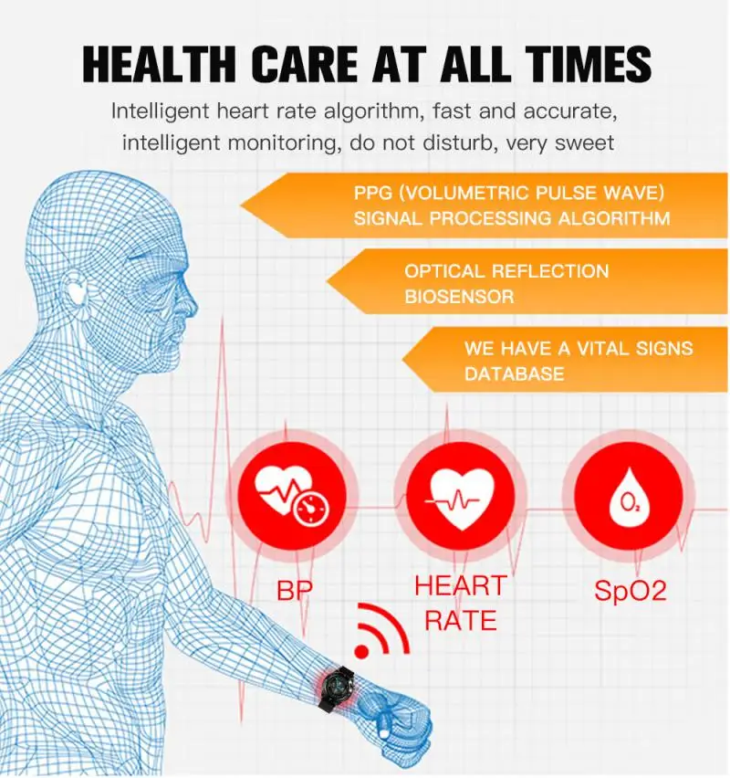Sporto Smart Laikrodžiai F22 Protingas Smartwatch Fitness Tracker Širdies ritmo Apyrankę Kraujo Spaudimą 
