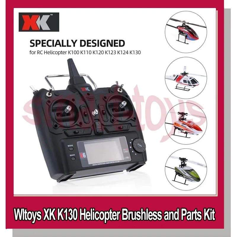WLtoys XK K130 Siųstuvas Suderinamas X6 Nuotolinio valdymo pultelis su FUTABA už WL K130 K120 K123 K124 K100 K110 RC Sraigtasparnis Dalys 1