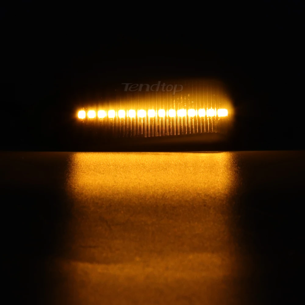 Už Benz C E S SL KLASĖ 190 W201 W202 W124 W140 R129 Dinaminis LED Streamer Posūkio Signalo Indikatorių Lempos Eilės Šoninis Gabaritinis Žibintas 1