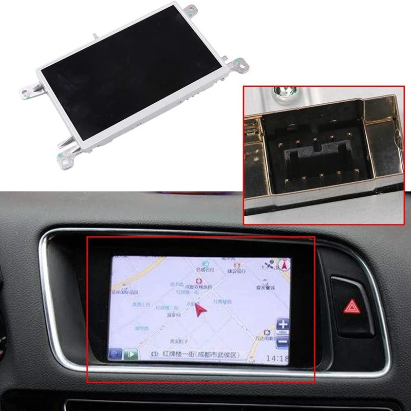 6.5 colių LCD Ekranas, GPS Nav Ekranas MMI Multi Media Ekranas Vienetas-upi A4 B8 A5 Q5 2010 2012 8T0919603G 1