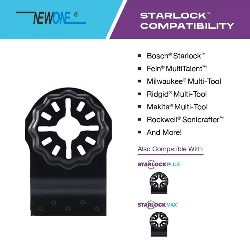 NEWONE Starlock Virpesių Multi Įrankis Karbido Smėlis, Segmentuoti Saw Blade Starlock Sistema, Elektrinės Žoliapjovės Plytelių Jointss 0
