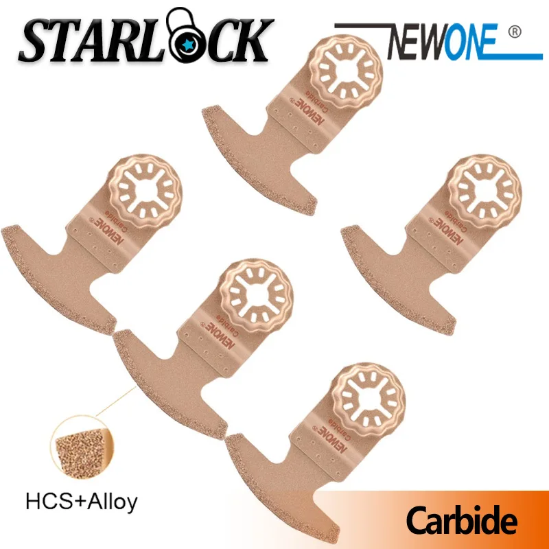 NEWONE Starlock Virpesių Multi Įrankis Karbido Smėlis, Segmentuoti Saw Blade Starlock Sistema, Elektrinės Žoliapjovės Plytelių Jointss 2