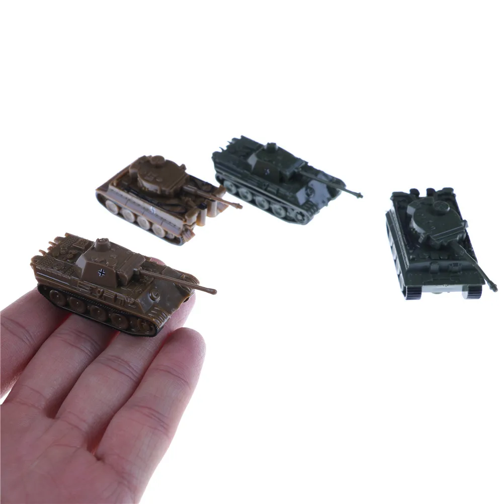 1PCS/Set 1:144 Masto Gatavo Modelio Žaislas 4D Smėlio Lentelė Plastiko Tiger Tankai II Pasaulinio Karo Vokietija Pantera Bakas 5