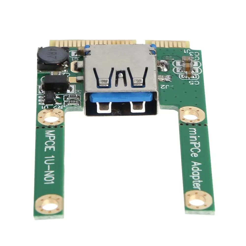 Mini PCI-E, USB 3.0 PCI Express Adapter Išplėtimo Kortelės Nešiojamas PCI Express PCIe Su USB 3.0 Konverteris Riser Card Adapter PC 3