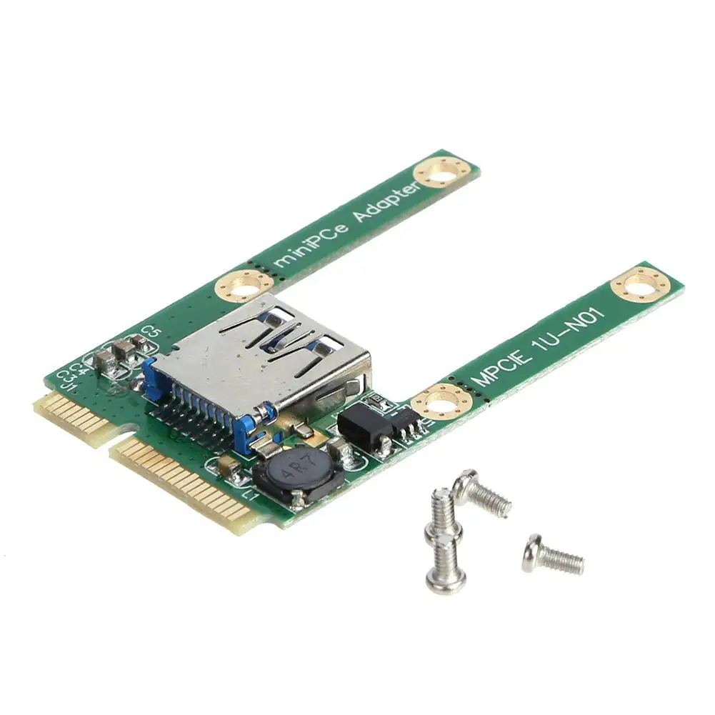 Mini PCI-E, USB 3.0 PCI Express Adapter Išplėtimo Kortelės Nešiojamas PCI Express PCIe Su USB 3.0 Konverteris Riser Card Adapter PC 5