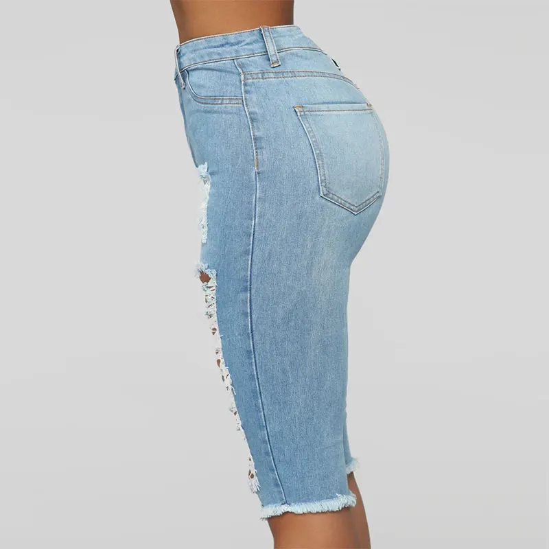 Ponios Kelnės, Džinsai Atsitiktinis Mados Slim Lieknėjimo Ponios Kankina Džinsinio Audinio Kelnės Penkių Taškų Kelnes Pantalones De Mujer Cintura Alta Jean 3