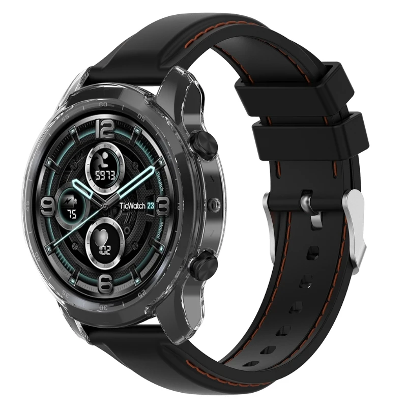 Ultra-Slim TPU Laikrodžių Atveju, Apsauginis Dangtelis -Ticwatch Pro Lite 3 Smart Žiūrėti K3NB 5