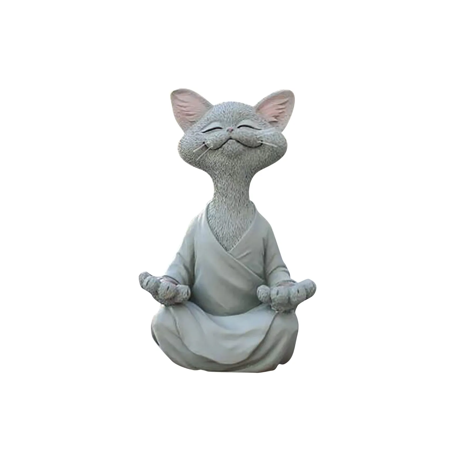 Namų Dekoro Įnoringas Juoda Buda Katės Statulėlės, Meditacija, Joga Kolekcines, Happy Cat Dekoro Pav Žaislai Gyvūnų Modelio Paveikslas Žaislai 2