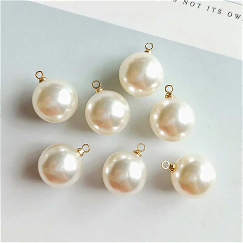 10pc Aukštos kokybės perlų mygtukai 4 dydis pearl Mygtuką drabužius 