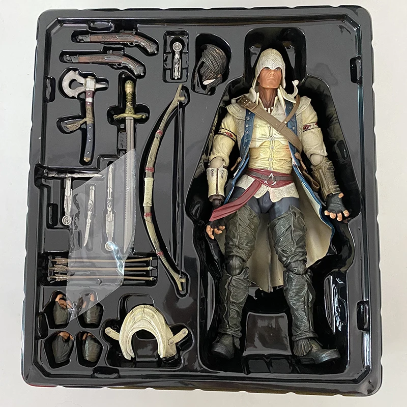 Žaisti Menų Ka Assassin Creed Edward Kenway Connor Veiksmų Skaičius, Kilmės, Pobūdžio Kilnojamasis Modelis Žaislai 30cm 5