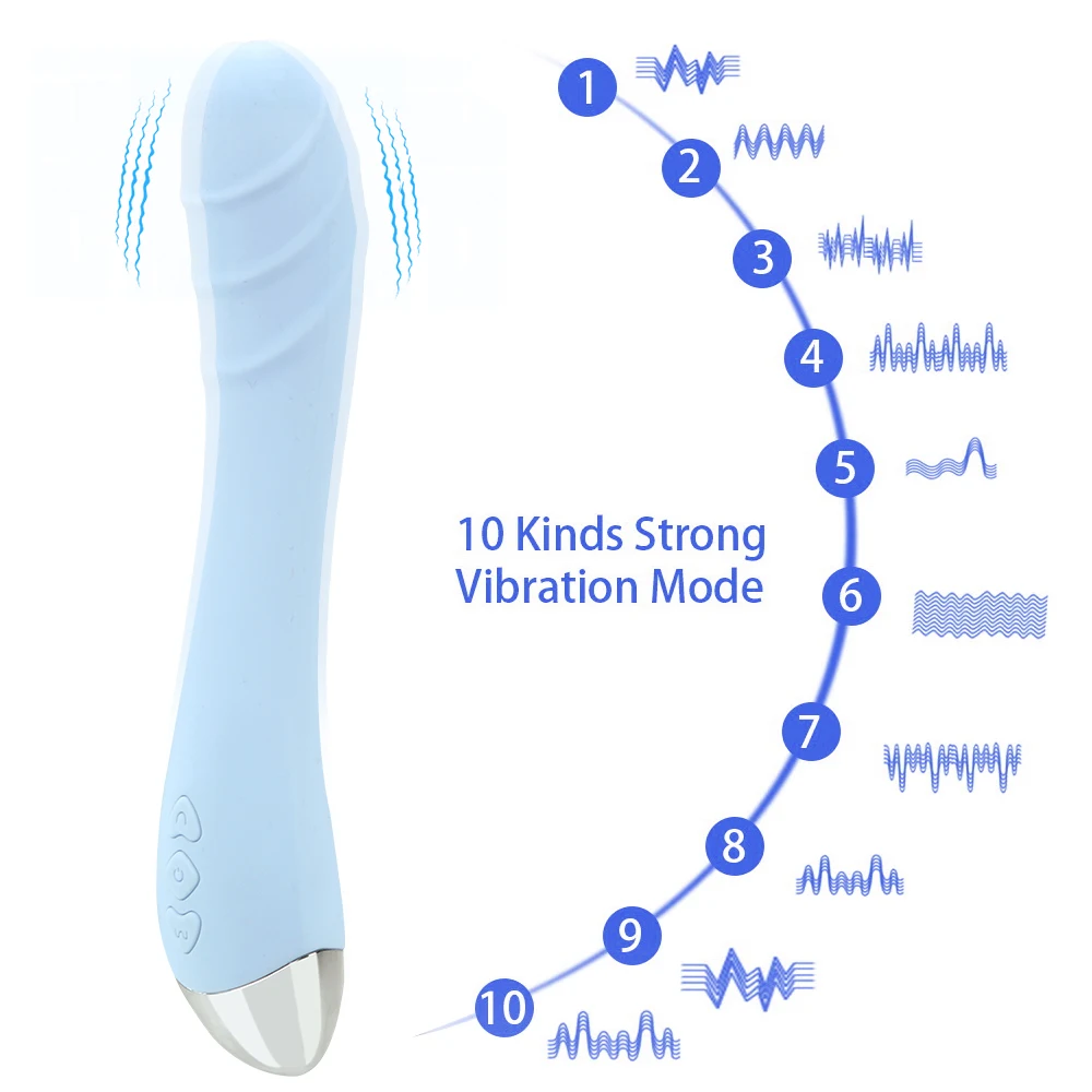 Moterų Masturbacija Makšties Klitorio Massager G taško Vibratorių Galingas Vibratorius Sekso Žaislai Moterims, USB Įkrovimas 10 Greitis 1