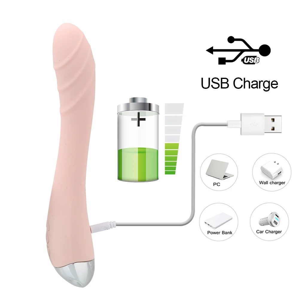 Moterų Masturbacija Makšties Klitorio Massager G taško Vibratorių Galingas Vibratorius Sekso Žaislai Moterims, USB Įkrovimas 10 Greitis 5
