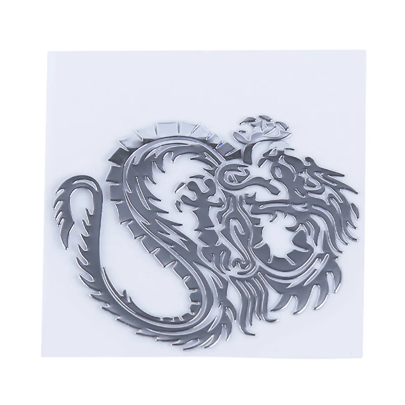 3D Dragon Lipdukas Automobilio bagažo skyriaus Nikelio Lydinio Ženklelis Emblema Dragon Lipdukas Priedai, Klijai Automobilių Stilius Ženklelio Lipdukai 3
