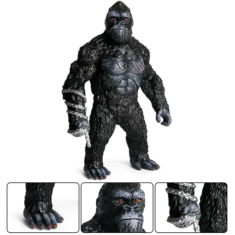 Oenux Savage King Kong Gorill Modeliavimas Didelis Orangutan Šimpanzė Indominus Rex Gyvūnams Modelis Figūrėlių Kolekcija Vaikams Žaislas 0